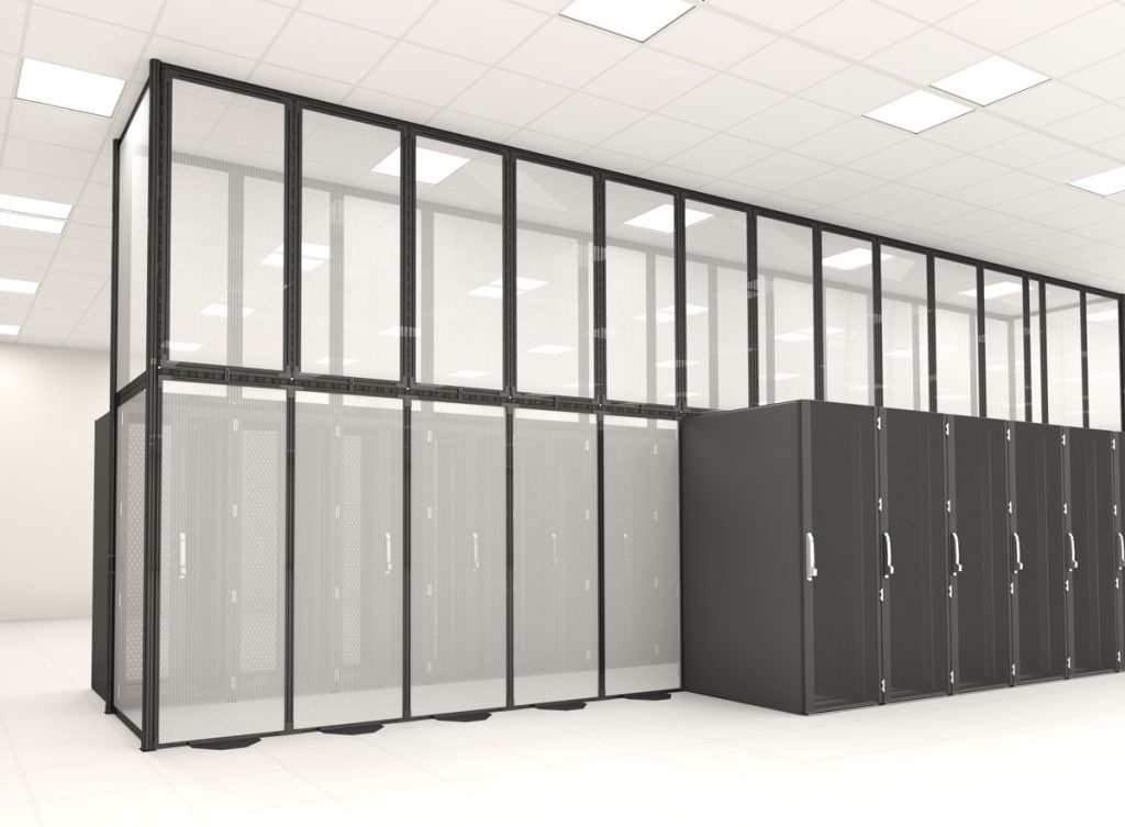 hot aisle containment panel walls