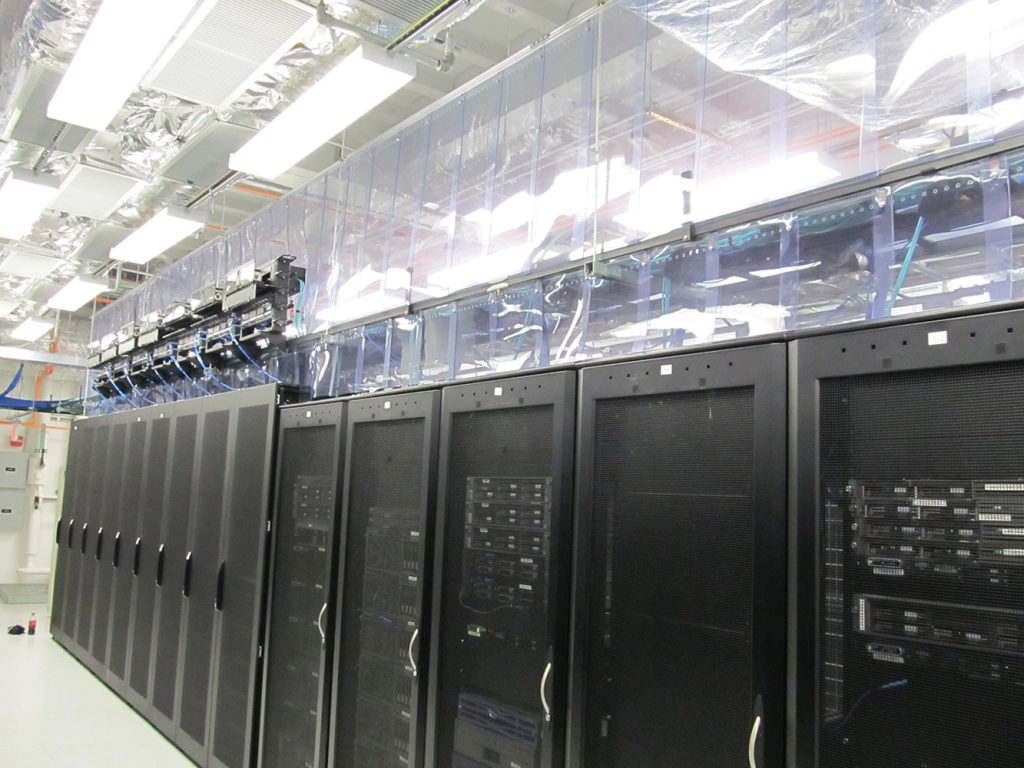 containment wall in server room