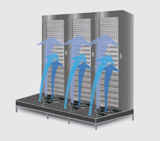 air flow in a containment system diagram