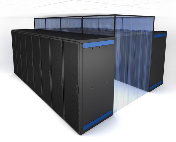 aisle containment between server rows