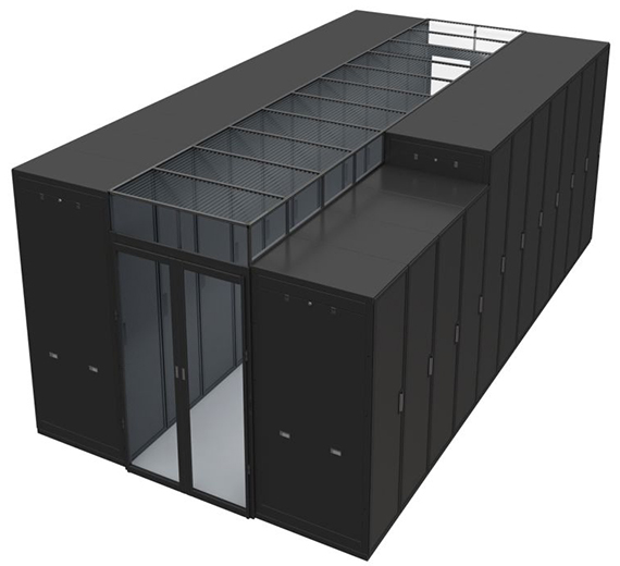 rendering of an aisle containment enclosure