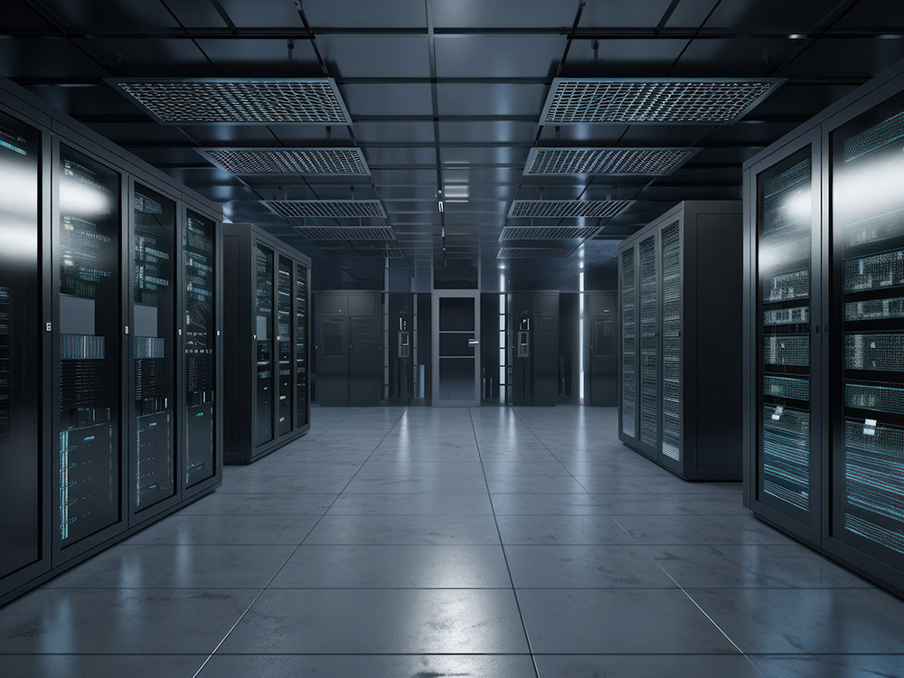 pue dcie data center interior
